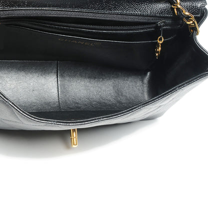 Chanel Caviar Quilted Medium Single Flap Black 8 of 8
