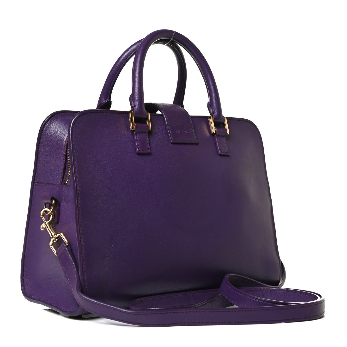 Calfskin Monogram Baby Cabas Purple
