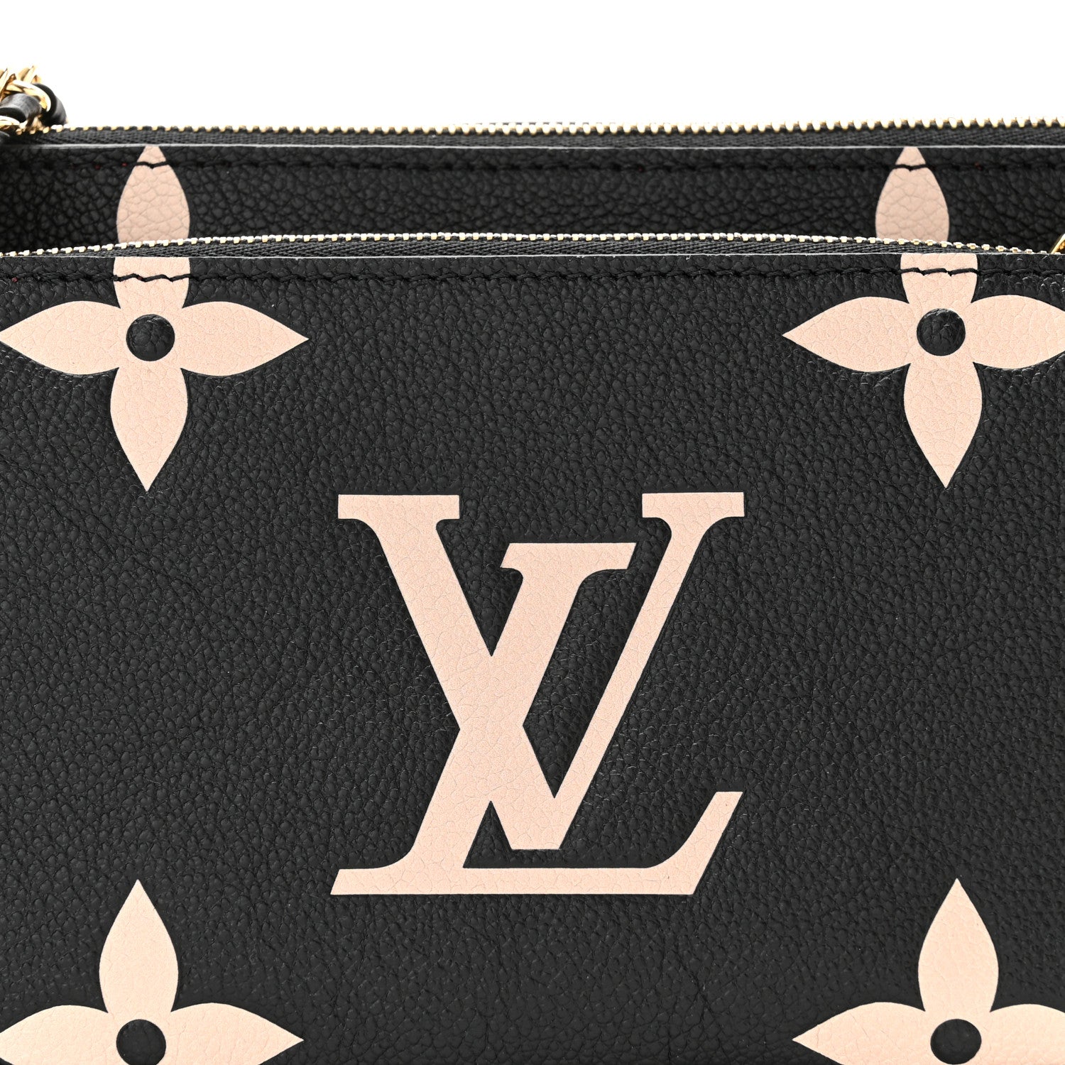 Louis Vuitton Empreinte Monogram Giant Multi Pochette Accessories Black Beige 8 of 10