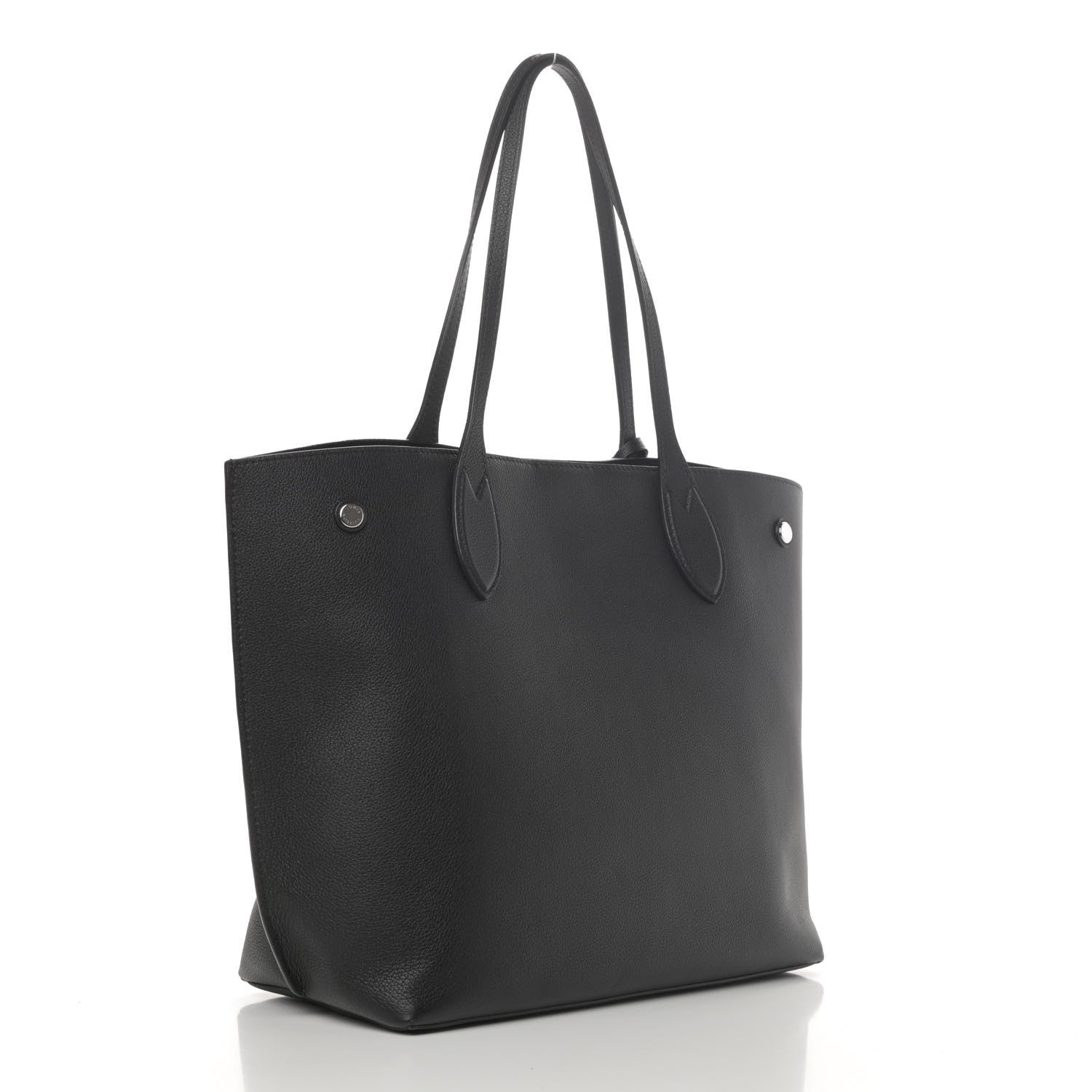 Louis Vuitton Calfskin Lockme Go Tote Black 3 of 8