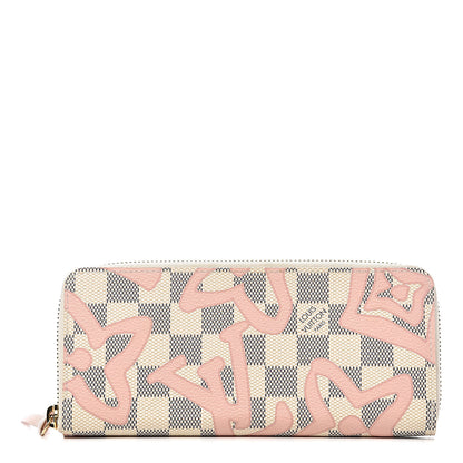 Louis Vuitton Damier Azur Tahitienne Clemence Wallet 1 of 7