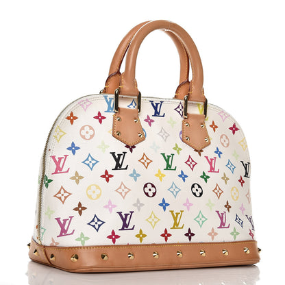 Louis Vuitton Monogram Multicolor Alma White 3 of 9