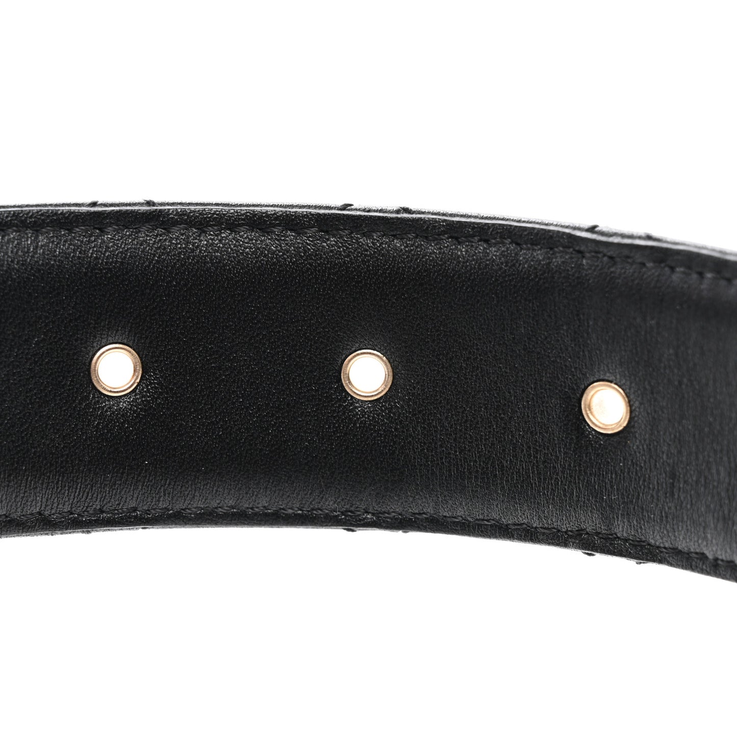 Calfskin Quilted CC Chain Belt 85 34 Black