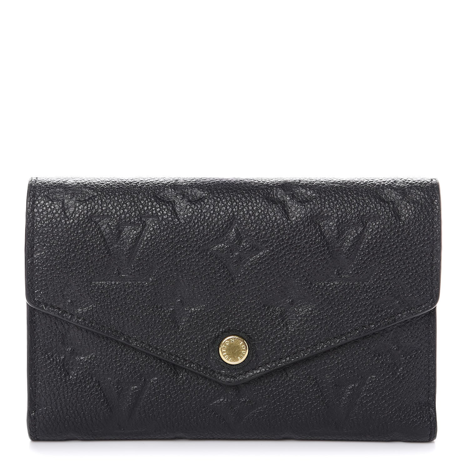 Louis Vuitton Empreinte Compact Curieuse Wallet Black 1 of 13
