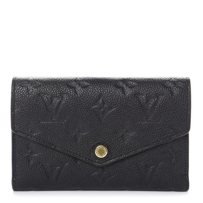 Louis Vuitton Empreinte Compact Curieuse Wallet Black 1 of 13