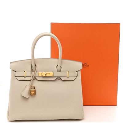 Hermes Togo Birkin 30 Craie 11 of 11