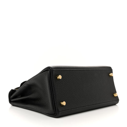 Hermes Togo Kelly Retourne 25 Black 4 of 11