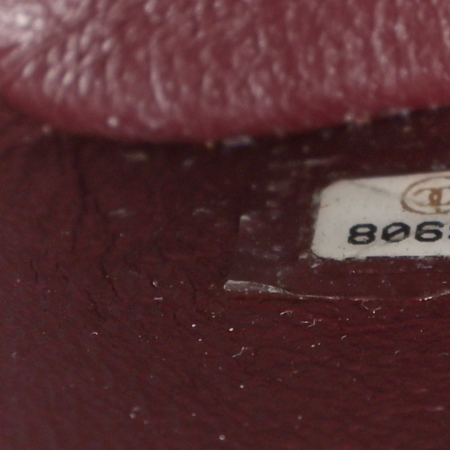 Caviar Quilted Medallion Tote Bordeaux