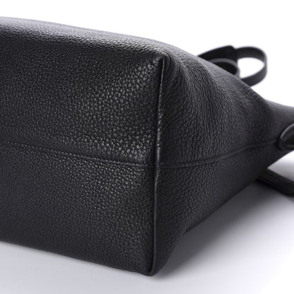 Prada Vitello Daino Tote Black 7 of 10