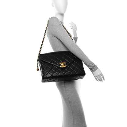 Chanel Caviar Envelope Large Camera Case Black 2 of 15