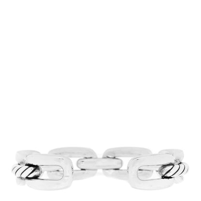 David Yurman Sterling Silver Wellesley Link Cuff Bracelet 3 of 4