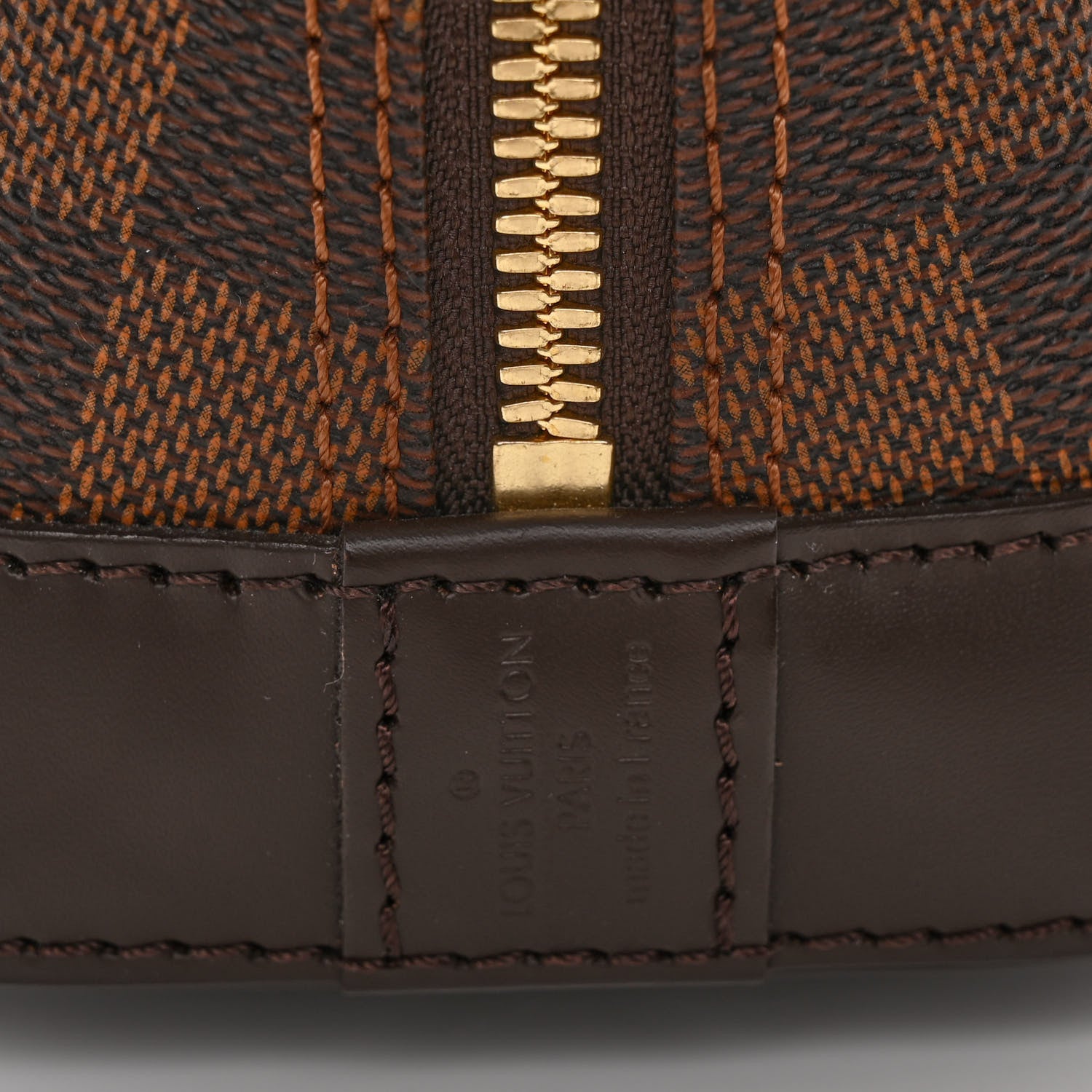 Louis Vuitton Damier Ebene Alma BB 6 of 10