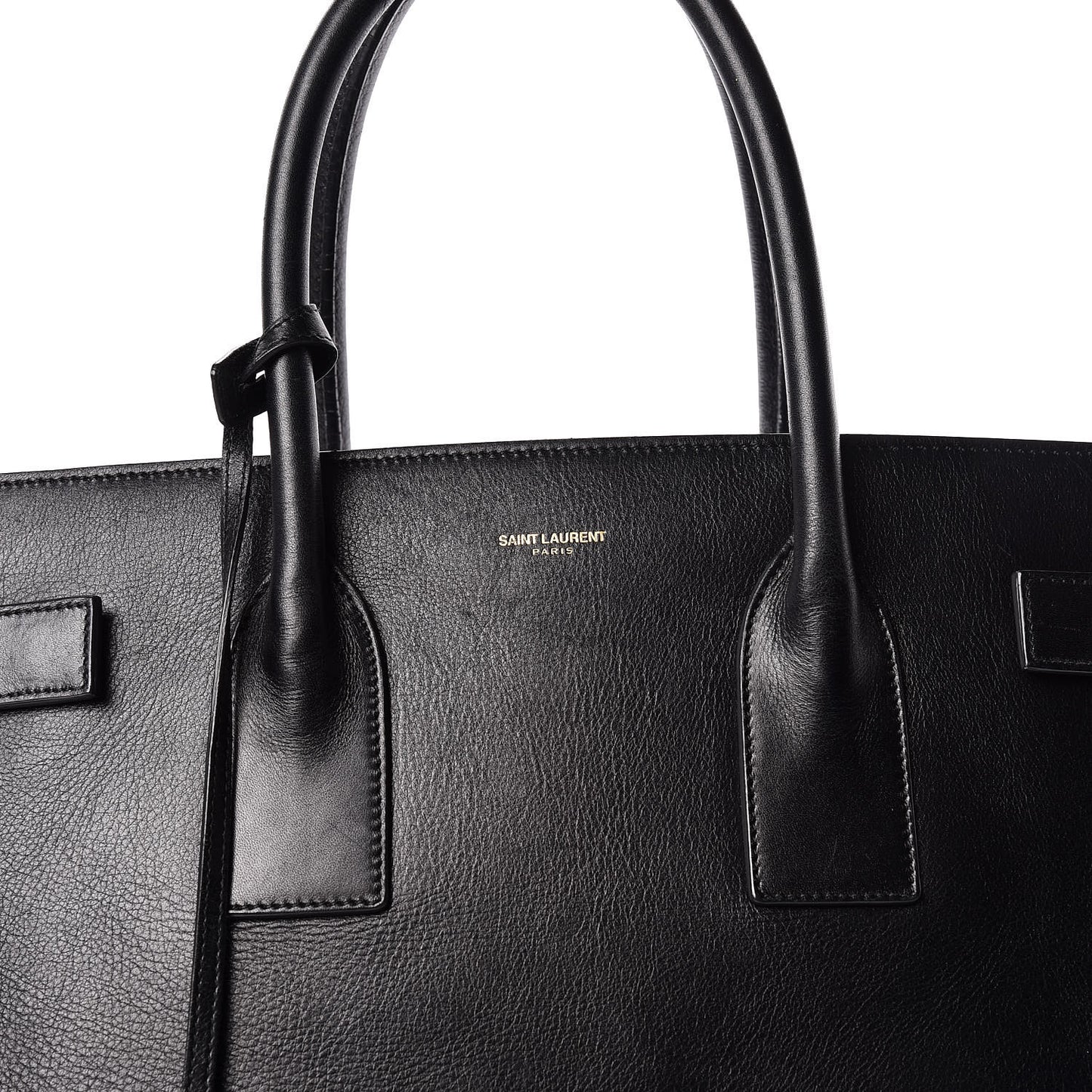 Calfskin Large Sac De Jour Carryall Black