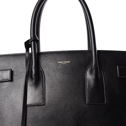 Saint Laurent Calfskin Large Sac De Jour Carryall Black 14 of 16