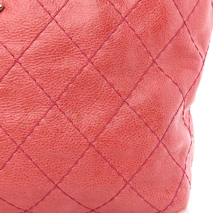 Chanel Glazed Calfskin Large On The Road Tote Red 11 of 14