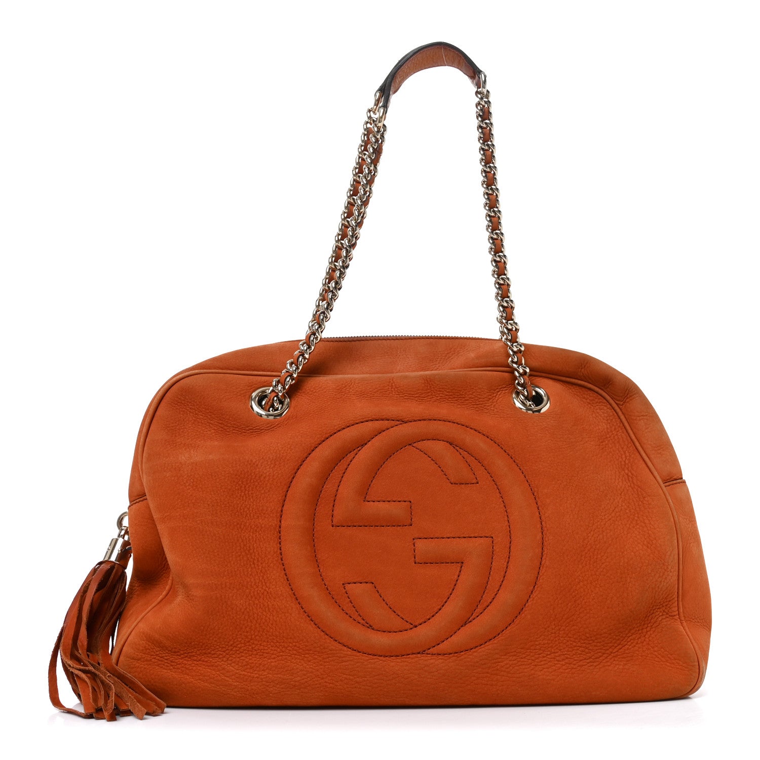 Gucci Vitello Range Medium Soho Bowler Old Whisky 1 of 10