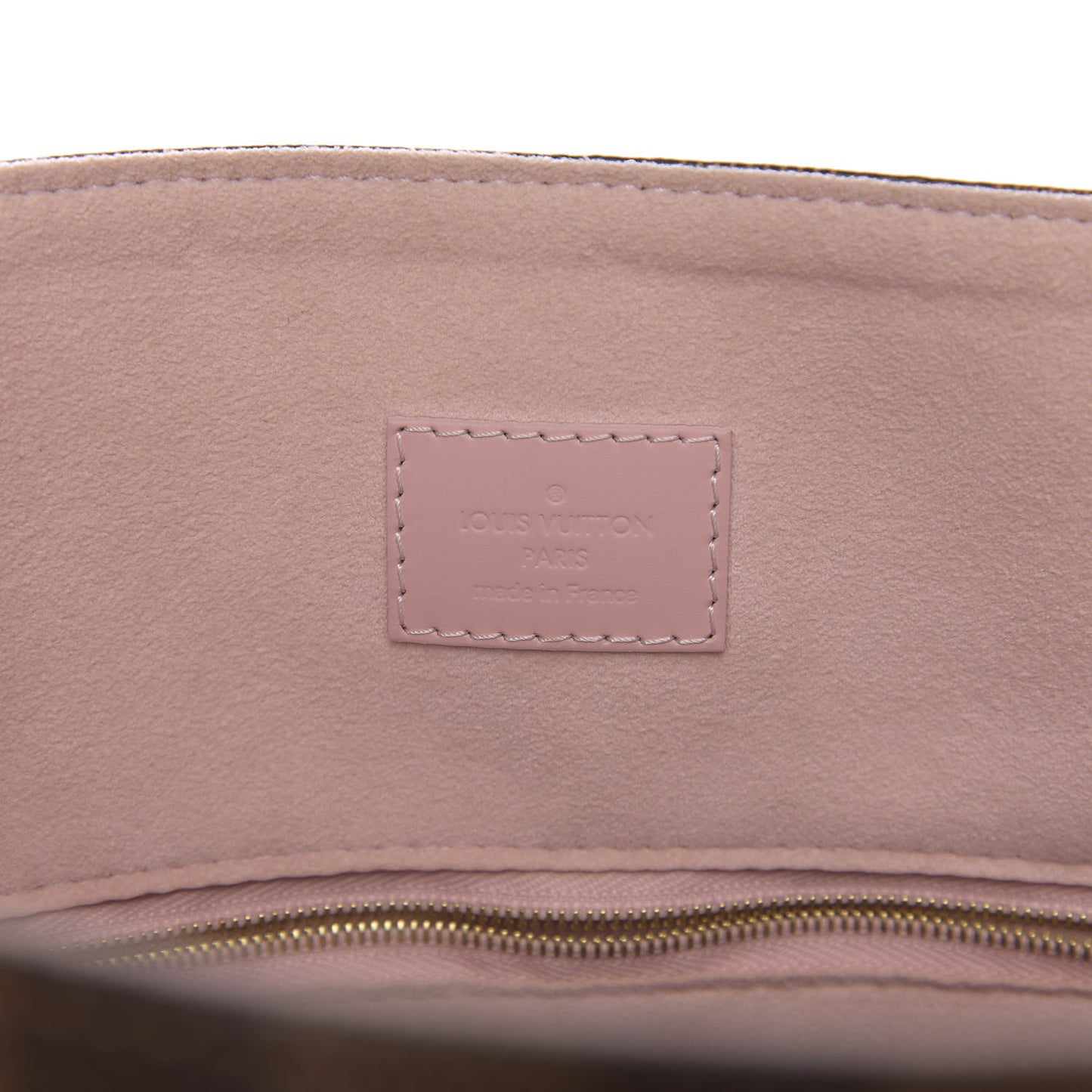 Damier Ebene Caissa Hobo Rose Ballerine