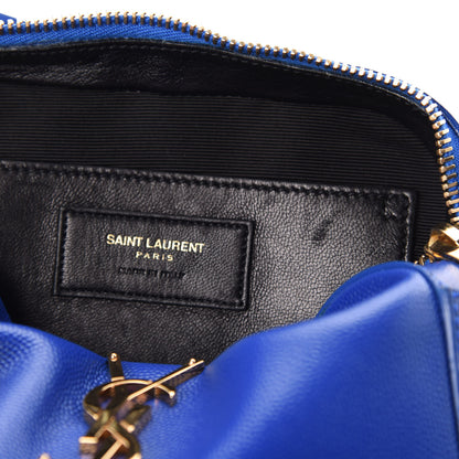 Saint Laurent Grain De Poudre Small Classic Monogram Camera Bag Blue Majorelle 6 of 9