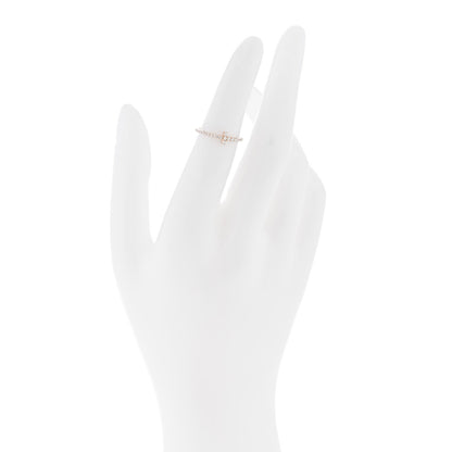 Tiffany 18K Rose Gold Diamond T Wire Pave Ring 48 4.5 2 of 4