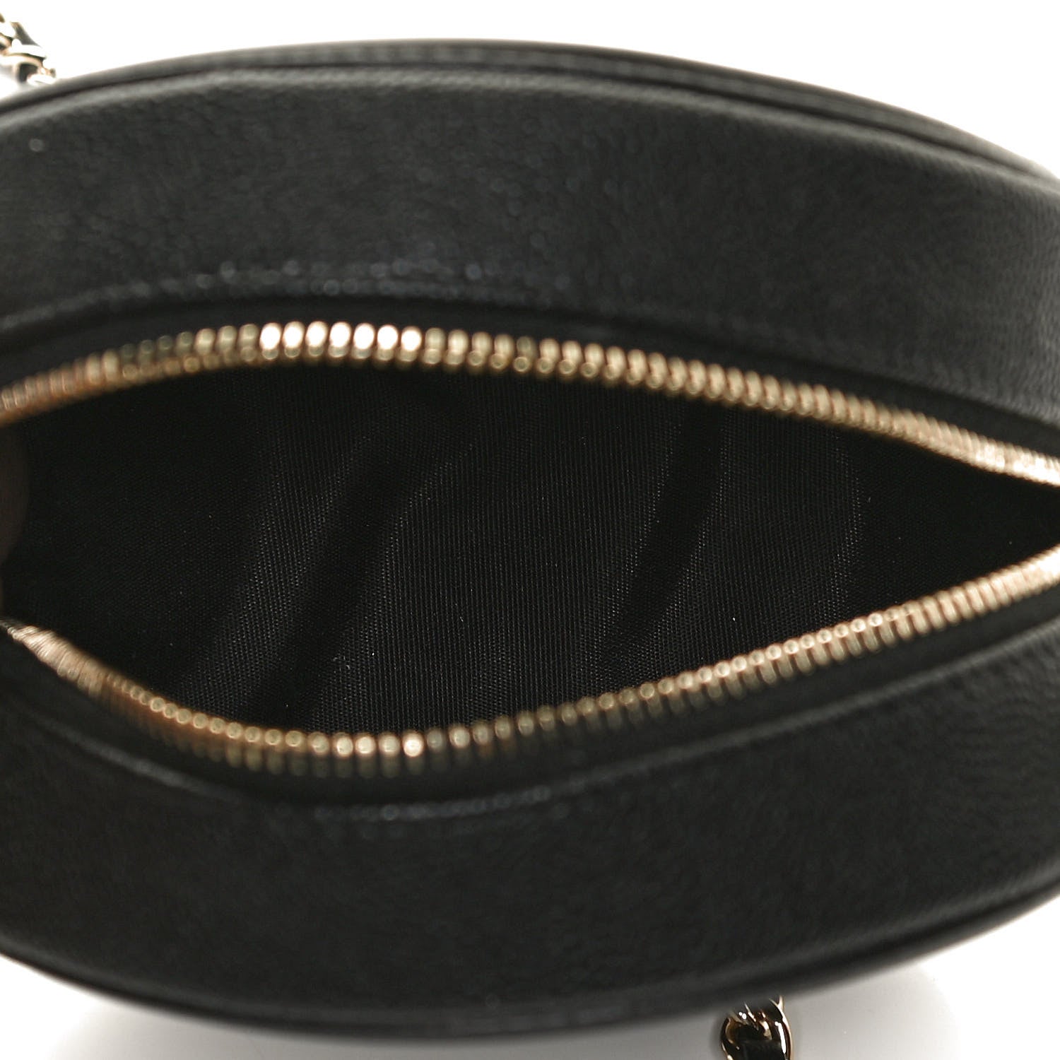 Chanel Caviar Quilted Round Filigree Crossbody Black 5 of 11