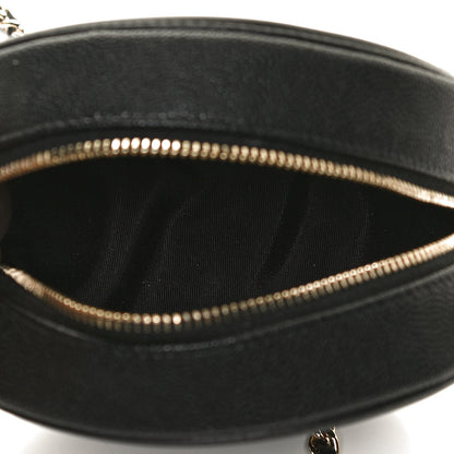 Chanel Caviar Quilted Round Filigree Crossbody Black 5 of 11