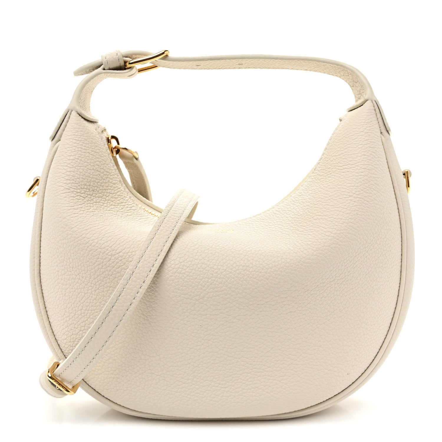 Celine Supple Grained Calfskin Teen Lulu Shoulder Bag Rice 1 of 10