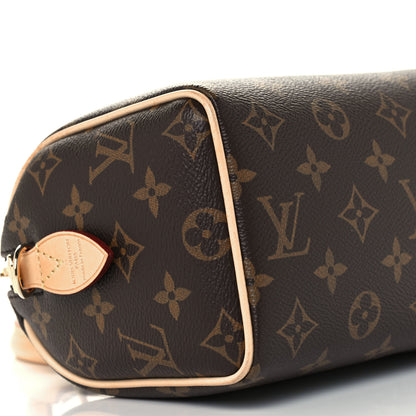 Louis Vuitton Monogram Speedy Bandouliere 20 Black 8 of 10