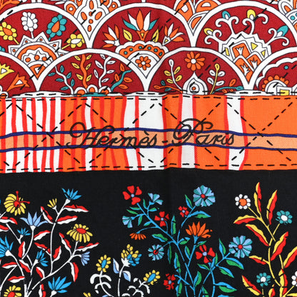 Hermes Cashmere Silk Pique Fleuri de Provence Shawl 140 4 of 5