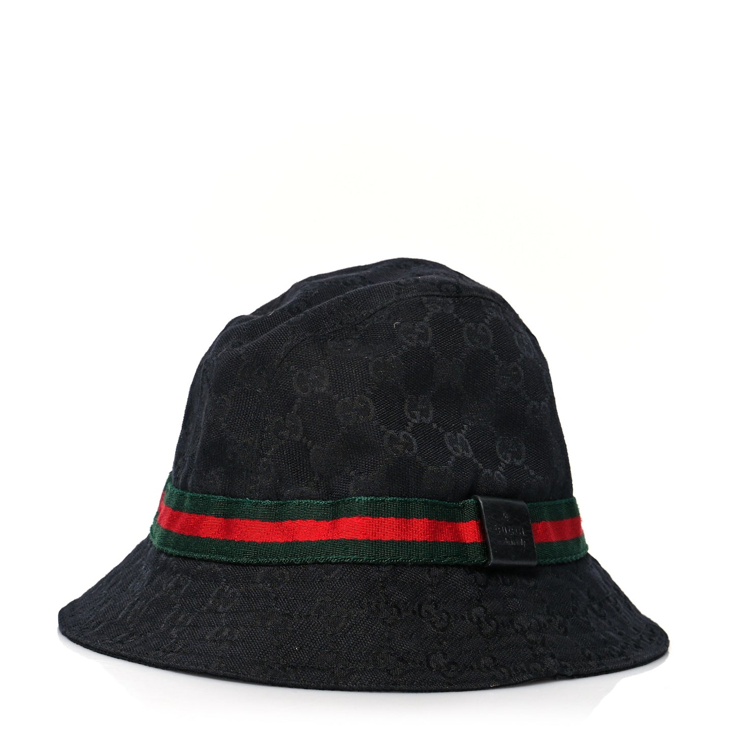 Monogram Web Bucket Hat S Black