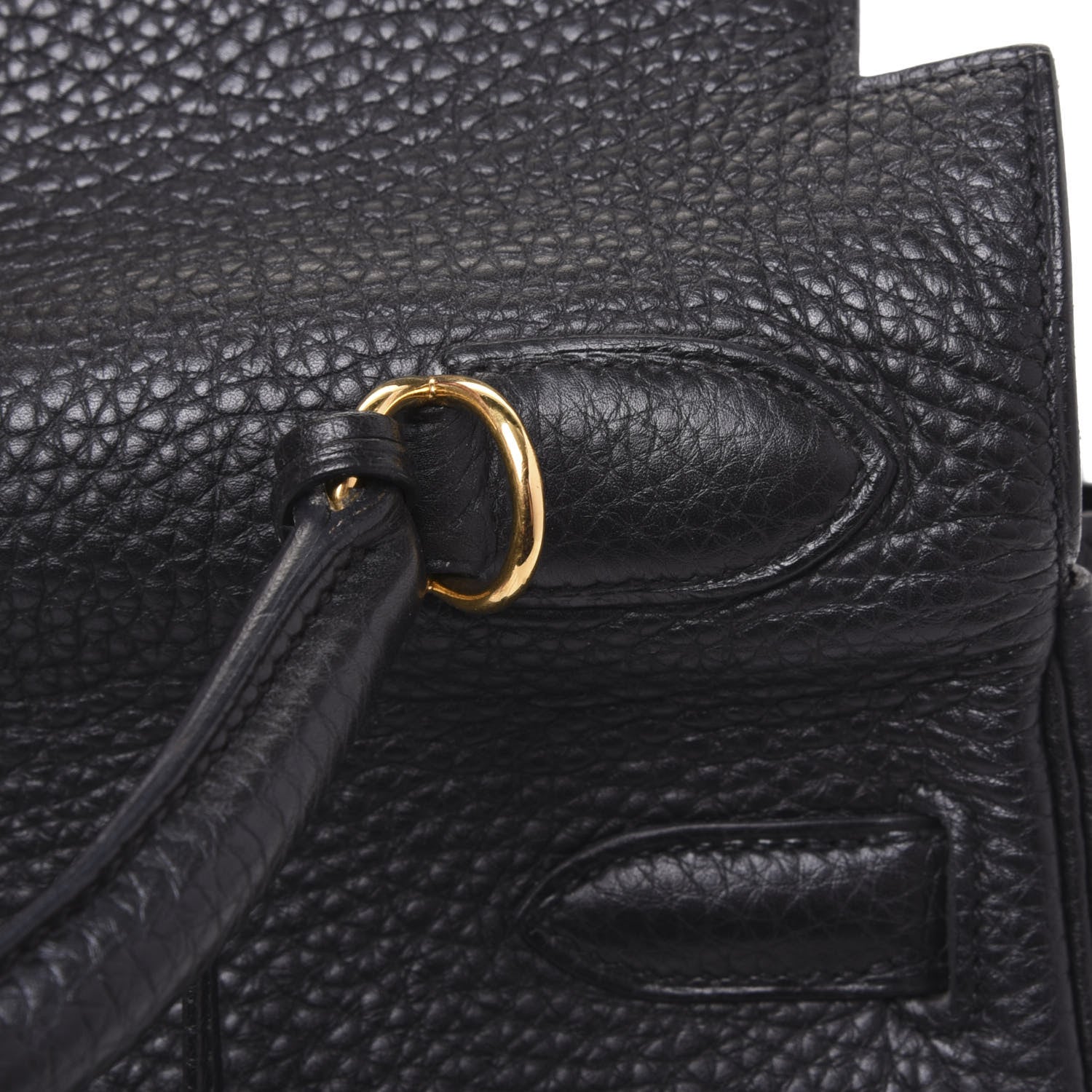 Hermes Togo Kelly Retourne 32 Black 8 of 36