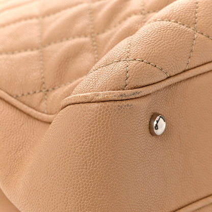 Chanel Caviar Quilted Large Urban Companion Top Handle Shopping Tote Beige 13 of 13