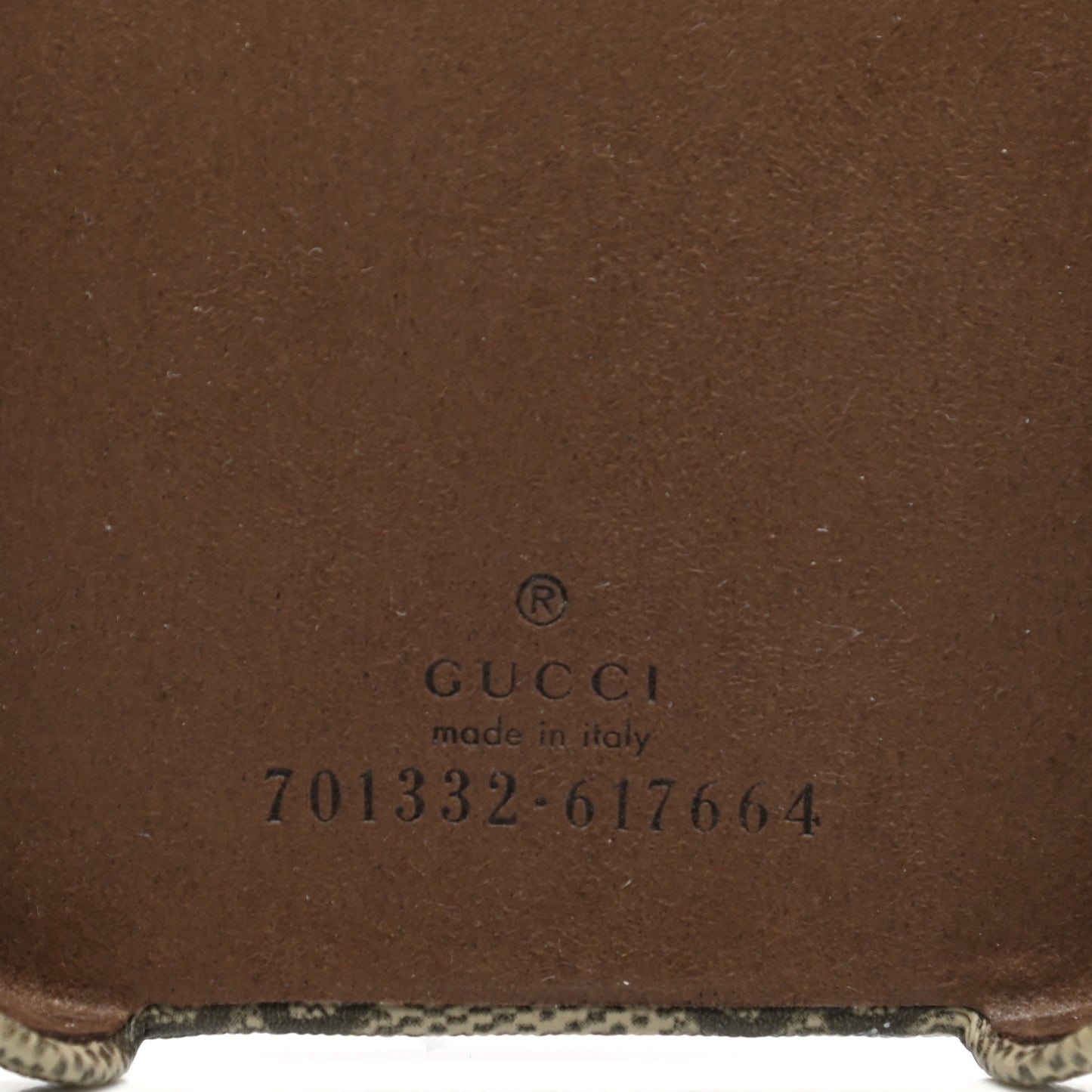 GG Supreme Monogram Ophidia iPhone 13 Pro Phone Case Brown