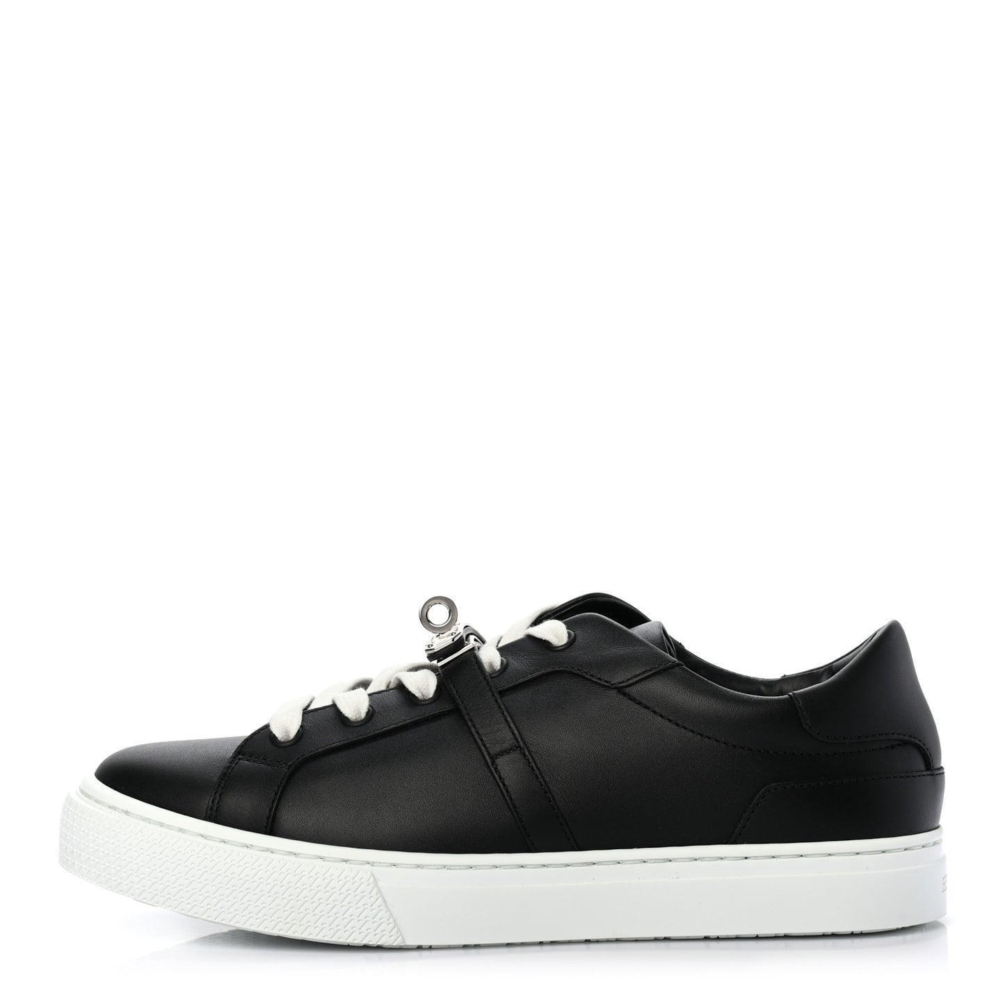 Calfskin Day Sneakers 37.5 Black