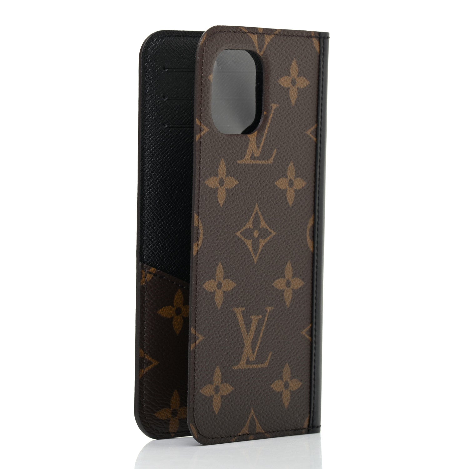 Louis Vuitton Monogram iPhone 11 Folio Case Black 3 of 7