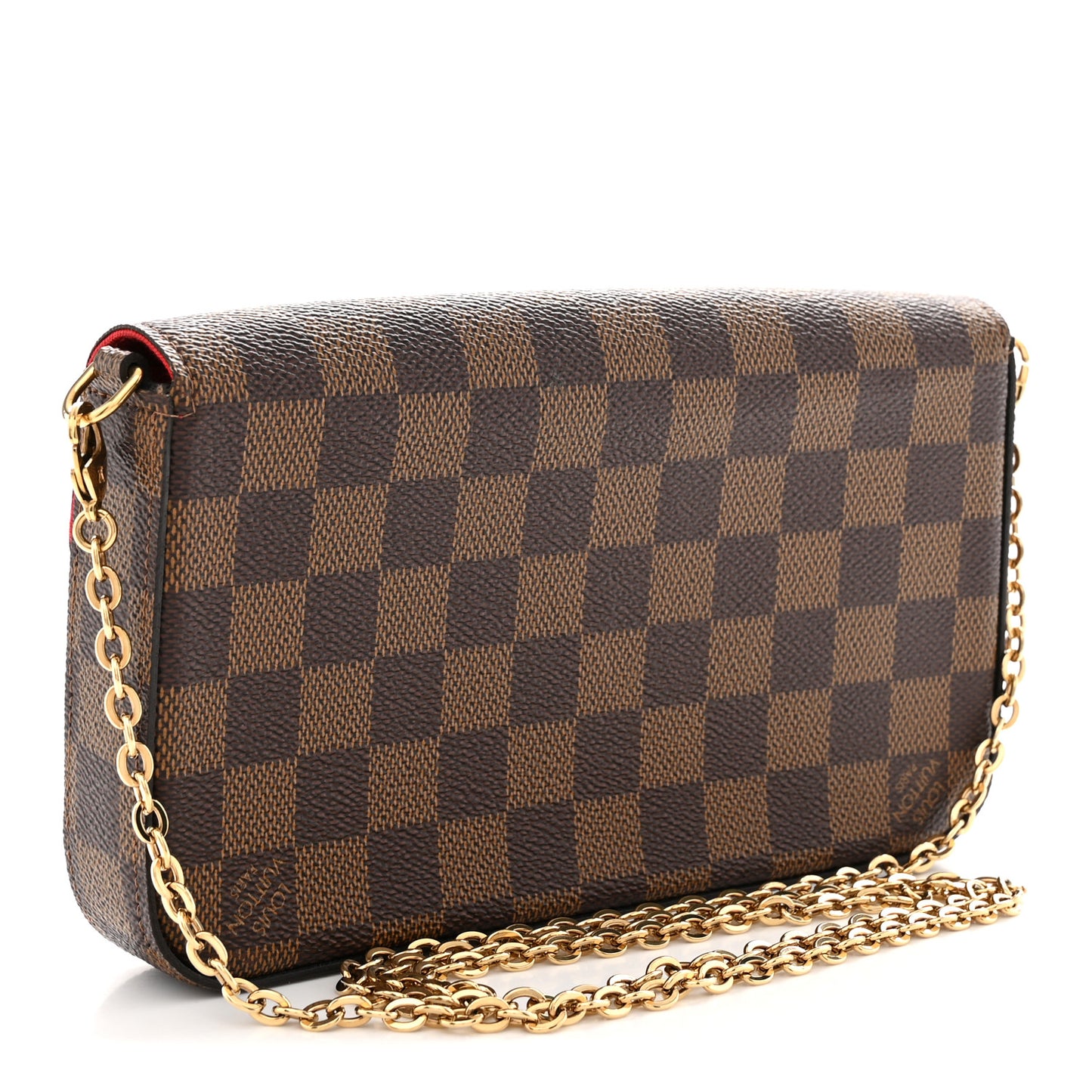 Damier Ebene Pochette Felicie Chain Wallet