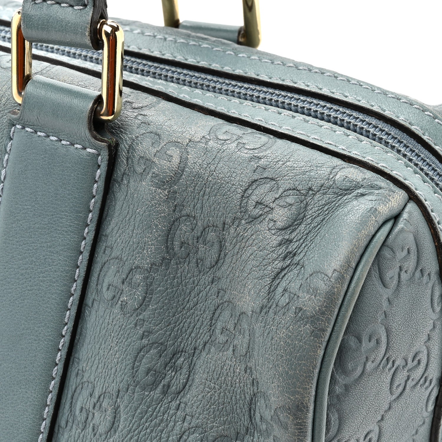 Gucci Guccissima Boston Blue 12 of 20