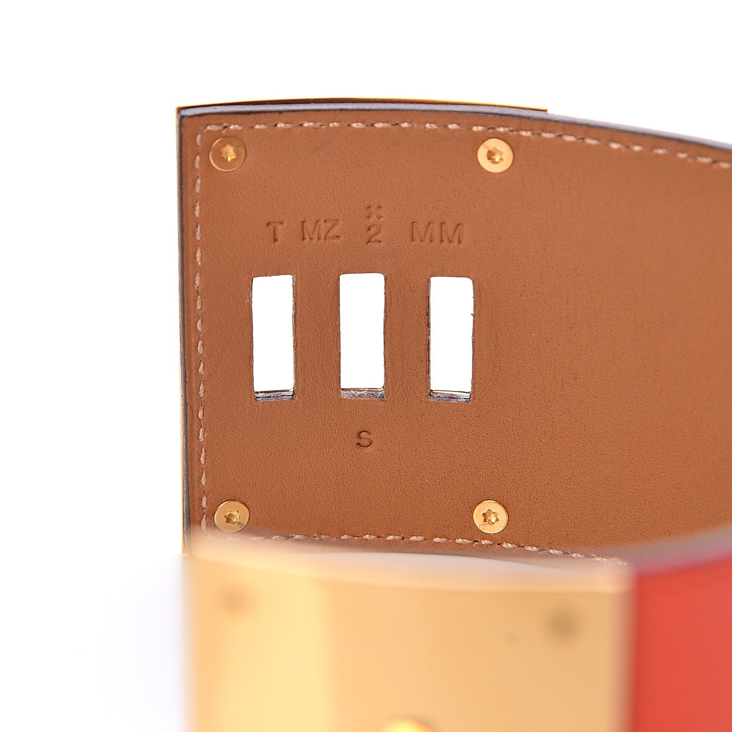 Hermes Epsom Extreme Kelly Bracelet S Orange Poppy 5 of 6
