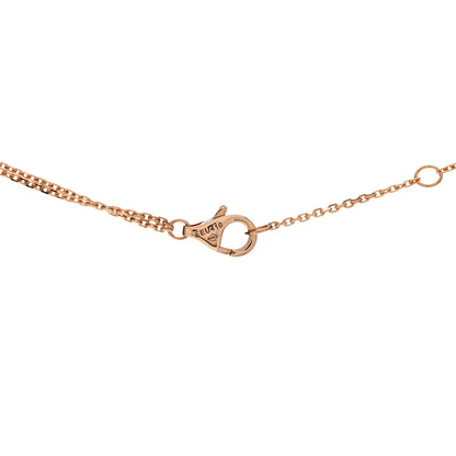 Cartier 18K Pink Yellow White Gold Trinity Double Chain Pendant Necklace 5 of 6