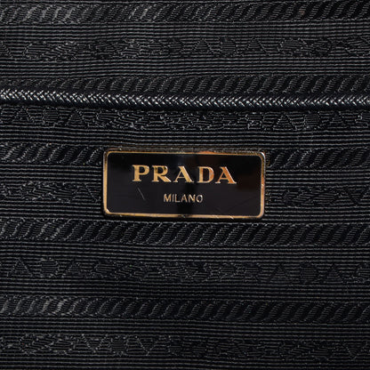 Prada Saffiano Lux Large Double Zip Tote Nero Black 7 of 11