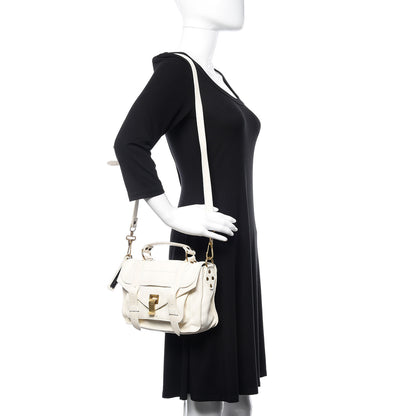 Proenza Schouler Lambskin Tiny PS1 Satchel White 2 of 21