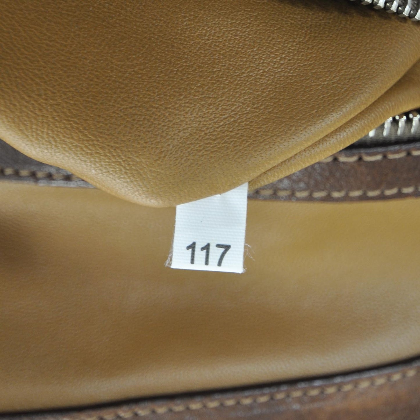Washed Buffalo Leather Frame Bag Cocoa
