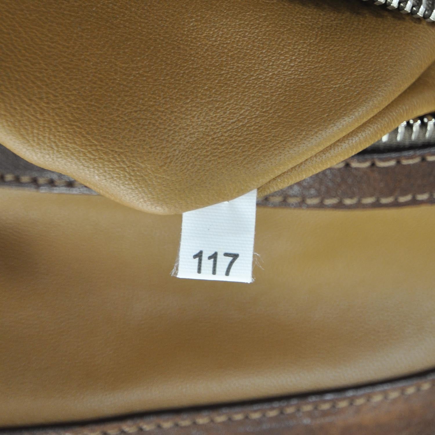 Prada Washed Buffalo Leather Frame Bag Cocoa 9 of 9
