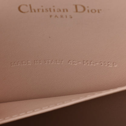 Christian Dior Lambskin Cannage Lady Dior Convertible Clutch Pink 10 of 10