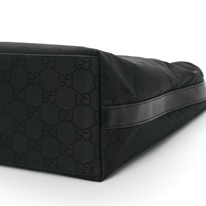 Gucci Nylon Monogram Hobo Black 10 of 12