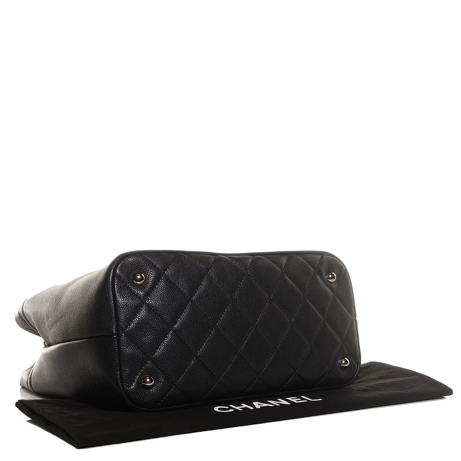 Chanel Caviar CC Timeless Soft Tote Black 4 of 8