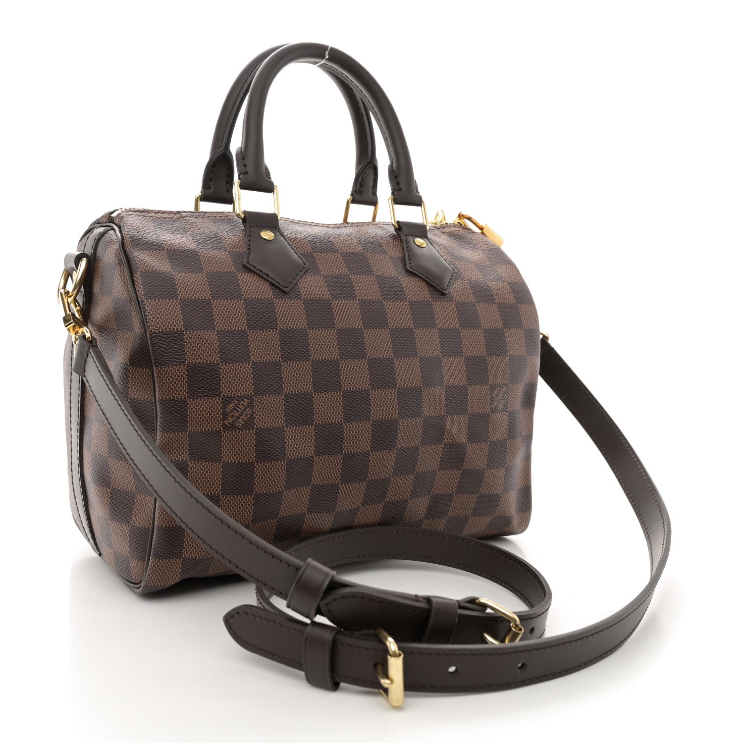 Louis Vuitton Damier Ebene Speedy Bandouliere 25 3 of 9