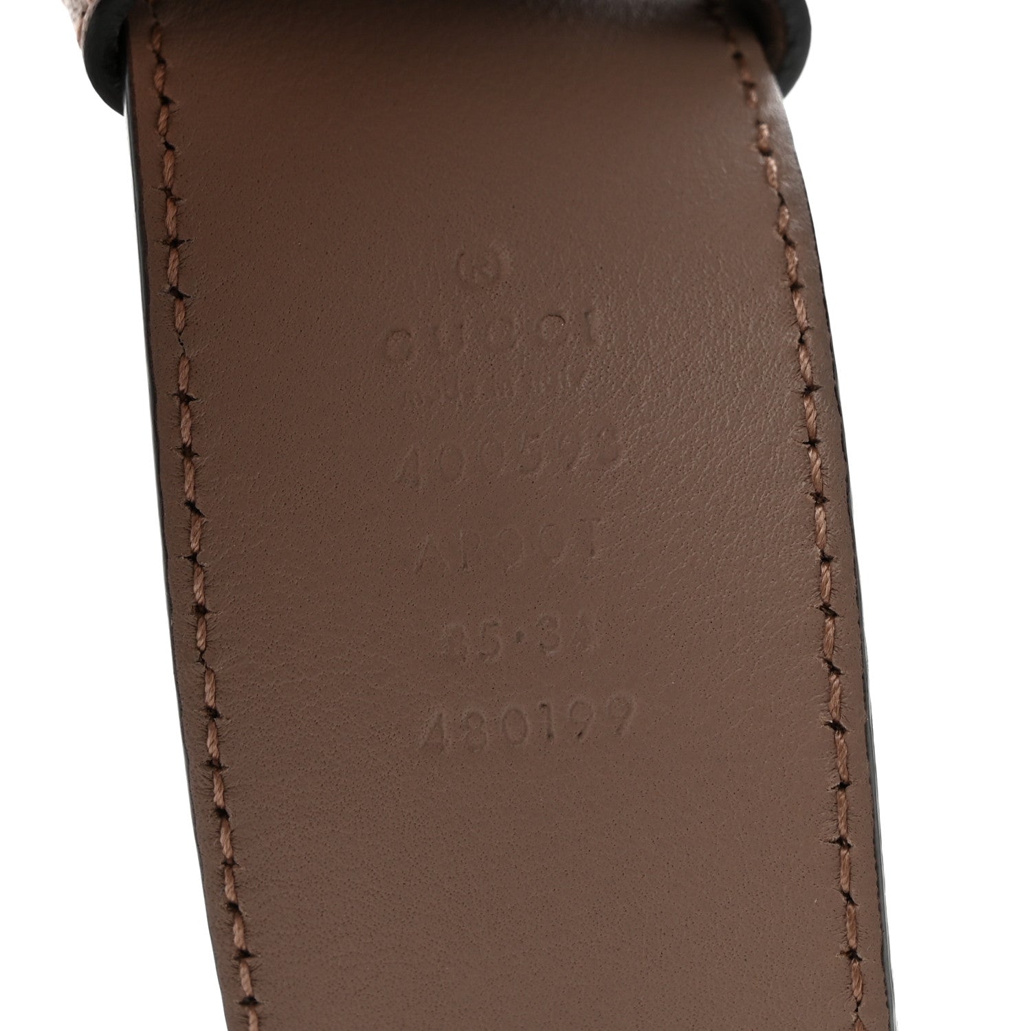 Gucci Calfskin Double G 40mm Belt 85 34 Porcelain Rose 5 of 6