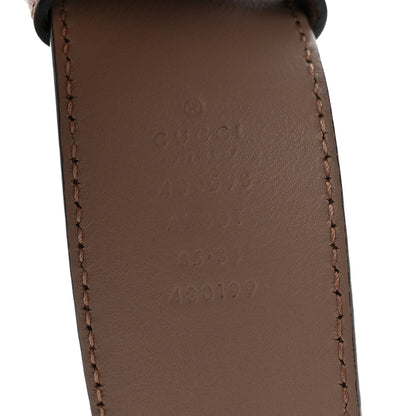 Gucci Calfskin Double G 40mm Belt 85 34 Porcelain Rose 5 of 6