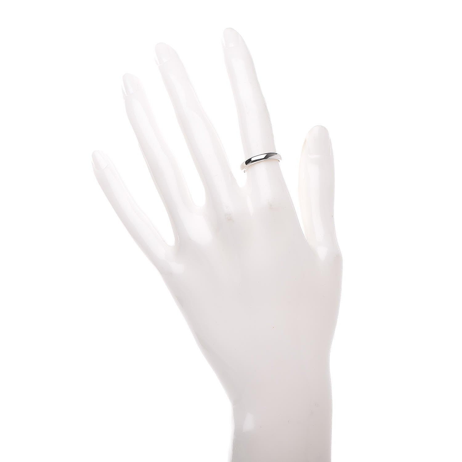 Tiffany Platinum 3mm Classic Wedding Band Ring 49 4.75 2 of 4
