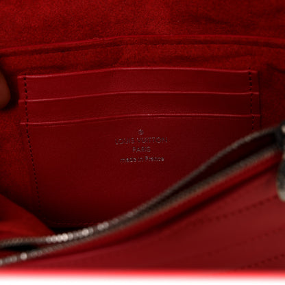 Louis Vuitton Calfskin New Wave Chain Pochette Scarlet 6 of 8